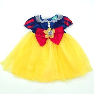 Disney Baby Snow White Costume Dress Kids Blue Yellow Tulle 3-6 Months